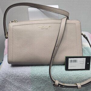 Kate Spade Knott Pebbled Leather Small Crossbody Shoulder Bag